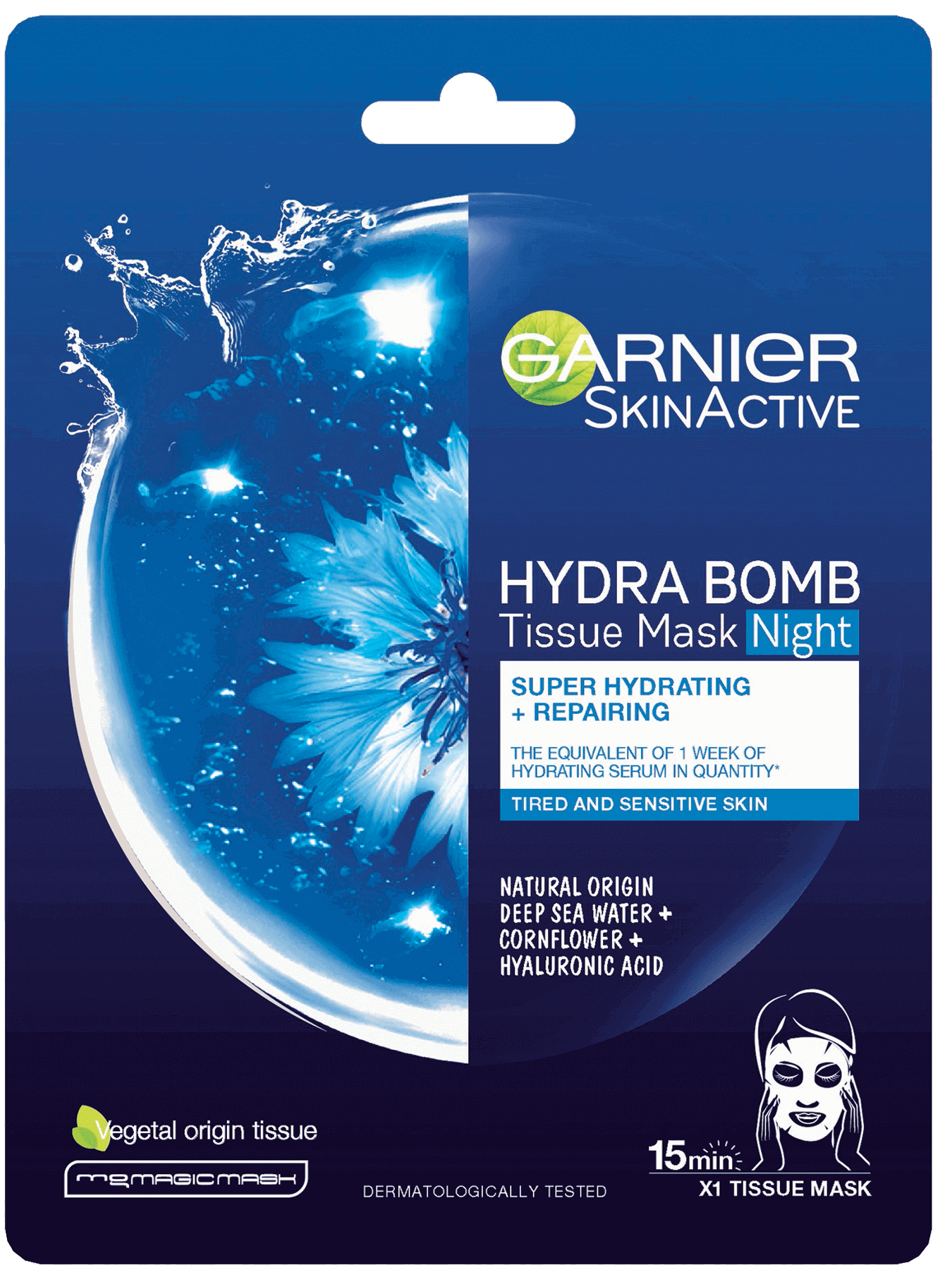 Hydra Bomb מסכת טישו פנים ללילה
